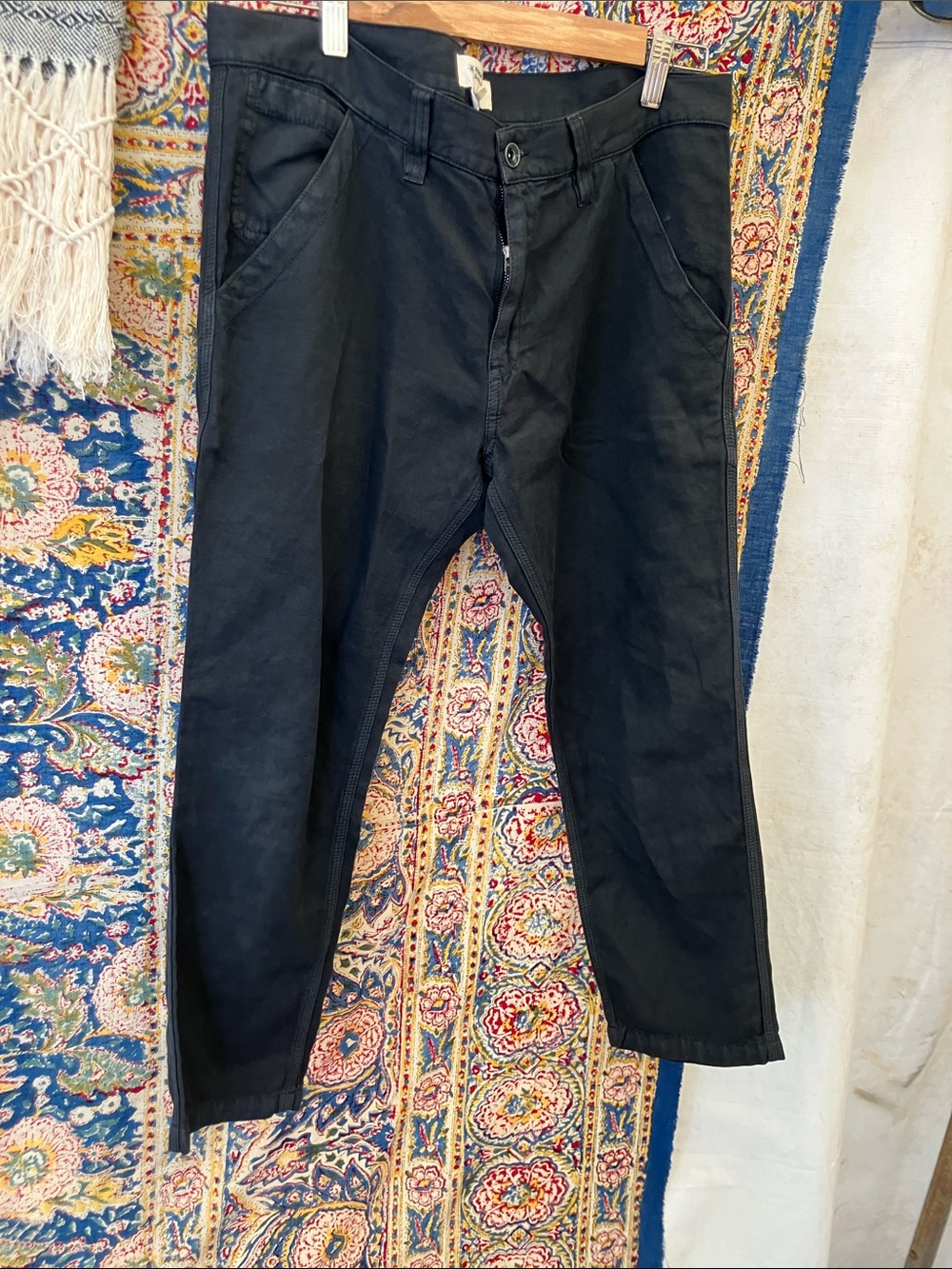 Isabel Marant Charcoal Gray Casual Twill Pants S/M